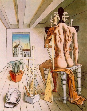 ジョルジョ・デ・キリコ Painting - 沈黙のミューズ 1973 ジョルジョ・デ・キリコ 形而上学的シュルレアリスム